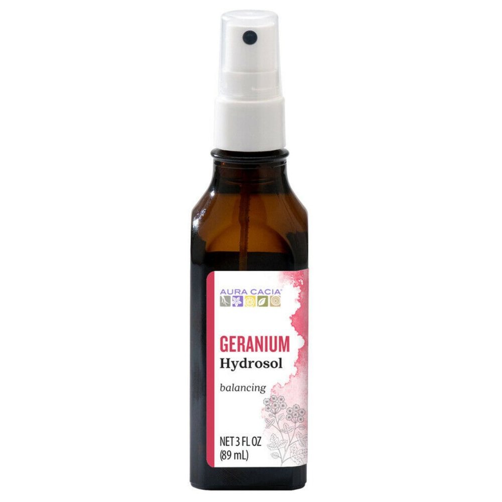 Aura Cacia Geranium Hydrosol 3 Fl Oz